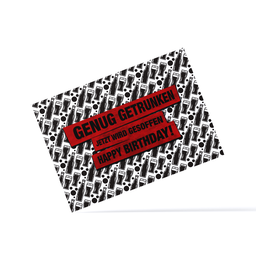 3er Pack Geburtstagskarten