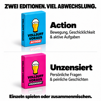 Vollsuff Voraus – Action & Unzensiert Duo