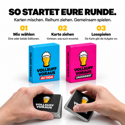 Vollsuff Voraus – Action & Unzensiert Duo