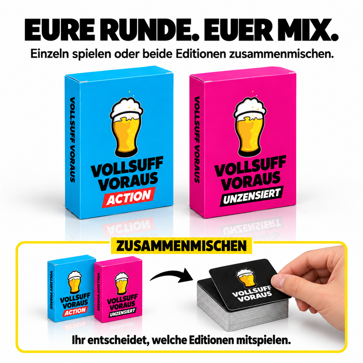 Vollsuff Voraus – Action & Unzensiert Duo