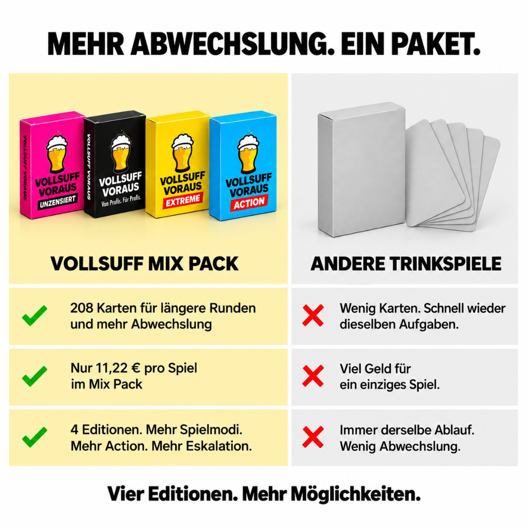 Vollsuff Voraus Mix Pack